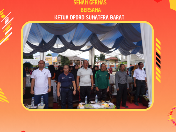 Kegiatan memperingati Germas (Gerakan Masyarakat Sehat) Di SMKN 2 dengan melaksanakan Senam Bersama yang dikuti oleh ketua DRPD Sumatera Barat Supardi.